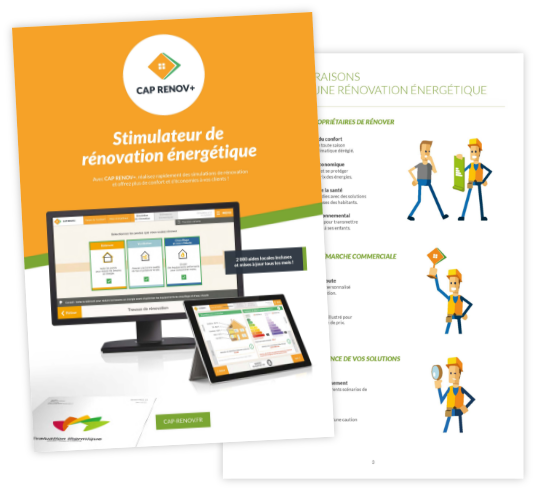 Plaquette de présentation du logiciel de rénovation énergétique CAP RENOV+