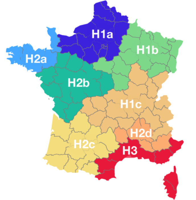 carte zones climatiques