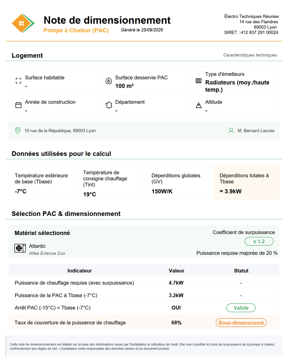 pdf note de dimensionnement